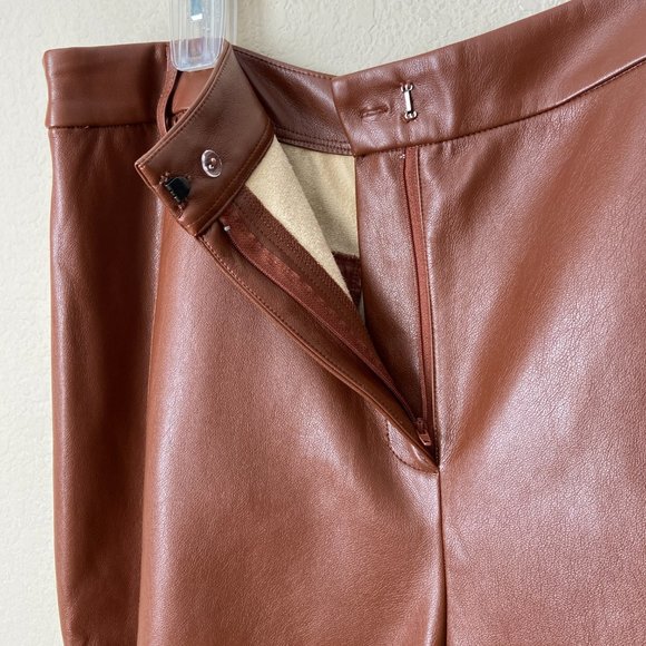 Anthropologie 3X Avec Les Filles Davina Faux Leather Culottes Shorts - Picture 8 of 8